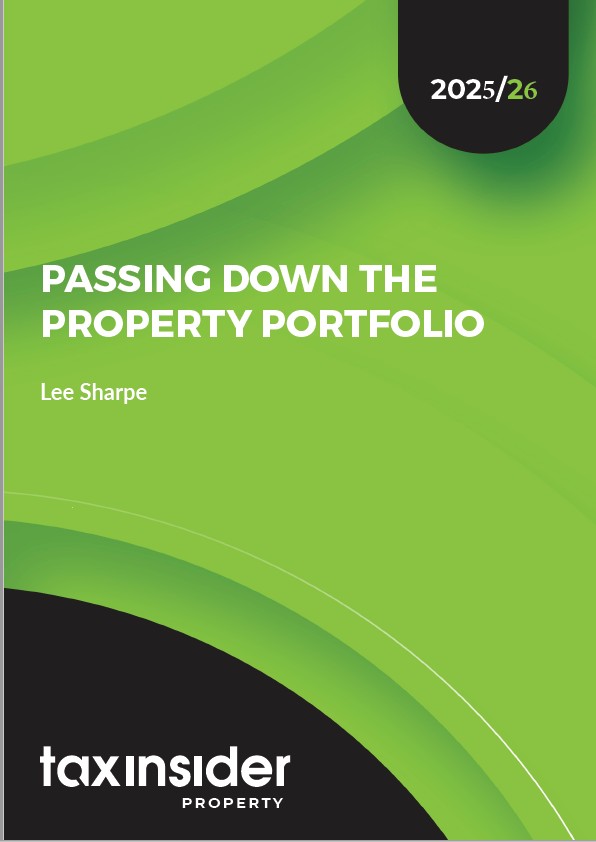 Passing Down The Property Portfolio Tax Insider green cover